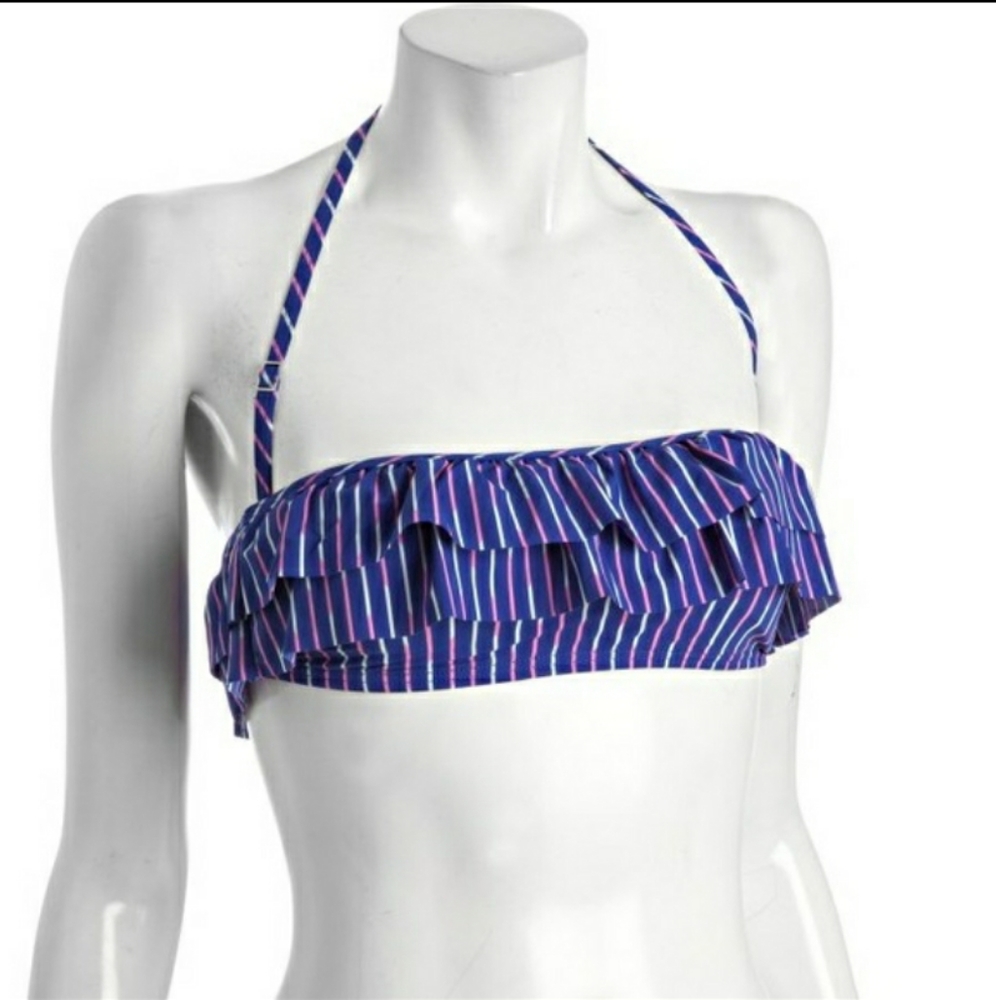 New w/Tags Marc By Marc Jacobs Swimwear Ruffle Bikini Top